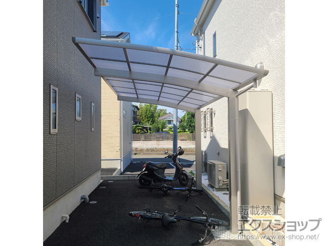 神奈川県伊勢原市ののカーポート プレシオスポート 積雪〜20cm対応 施工例