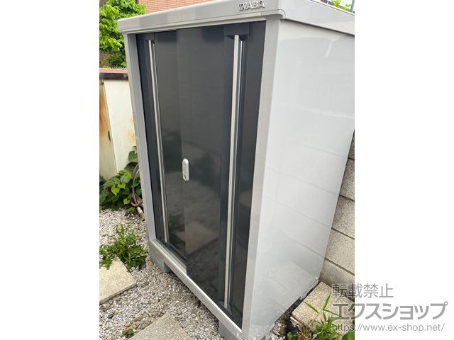 東京都練馬区のの物置・屋外倉庫 シンプリー 一般型 900×615×1303 MJX-096C-P-CG 施工例