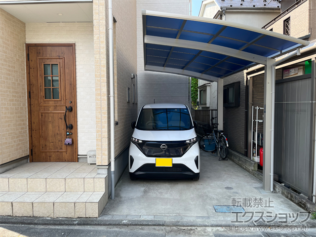 東京都葛飾区ののカーポート アリュース　積雪〜20cm対応 施工例