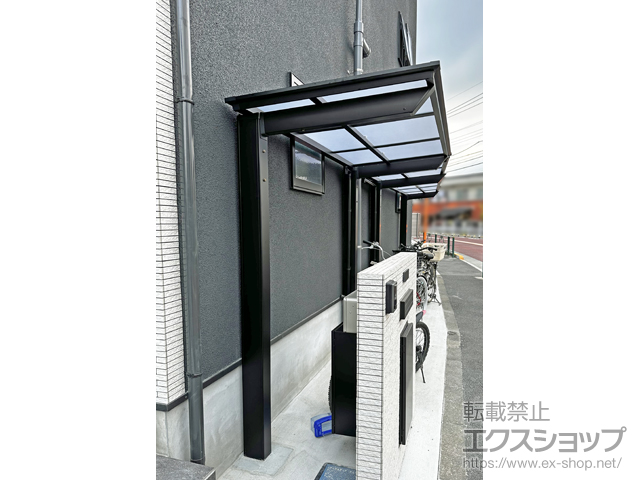 東京都三鷹市ののサイクルポート・駐輪場 フーゴFミニ (フラットスタイル) 積雪〜20cm対応 施工例