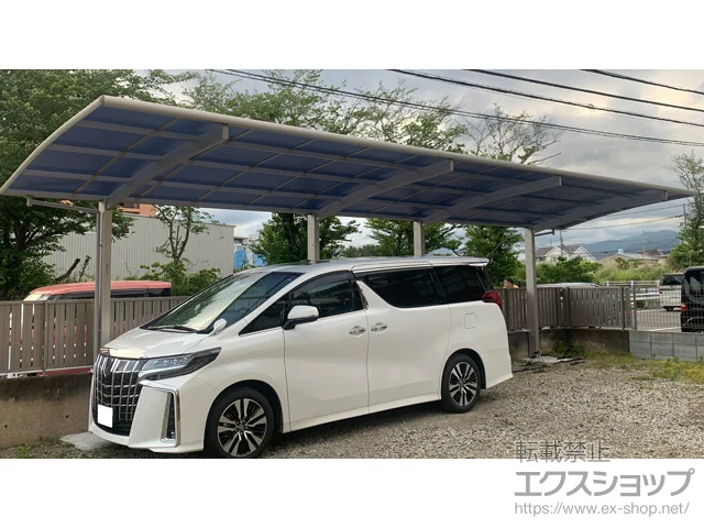 神奈川県小田原市のValue Selectのカーポート プレシオスポート 縦連棟 積雪～20cm対応 施工例