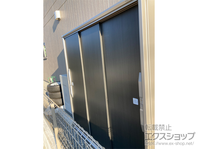 愛媛県松山市のの物置・屋外倉庫 エスモ 一般型 1800×537×1914 ESF-1805A-WE 施工例