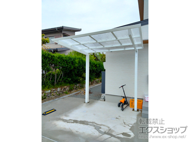 兵庫県たつの市ののサイクルポート・駐輪場 セルフィ ミニ 積雪〜20cm対応 施工例