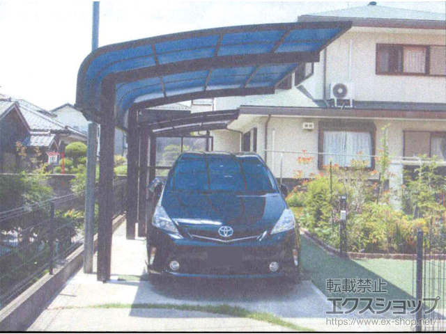 埼玉県日高市ののカーポート プレシオスポート アルファ 積雪〜20cm対応 施工例