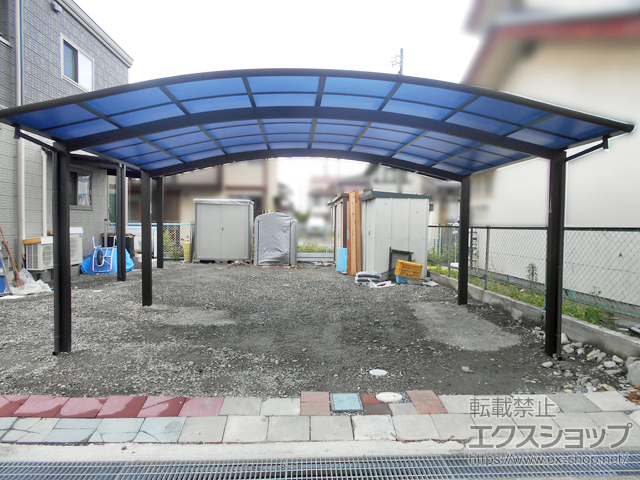 長野県安曇野市ののカーポート アリュース ツイン　積雪〜20cm対応 施工例