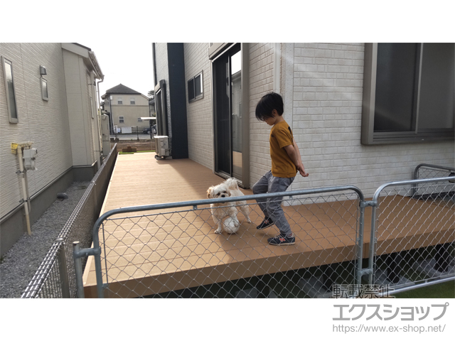 東京都立川市ののウッドデッキ リウッドデッキ 200 施工例