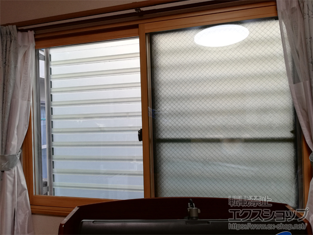 愛知県名古屋市のの二重窓（内窓） プラマードU 引違い窓 2枚建 施工例