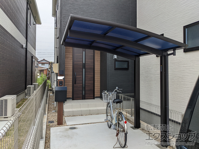 愛知県名古屋市ののサイクルポート・駐輪場 プレシオスポート ミニ 積雪〜20cm対応 施工例
