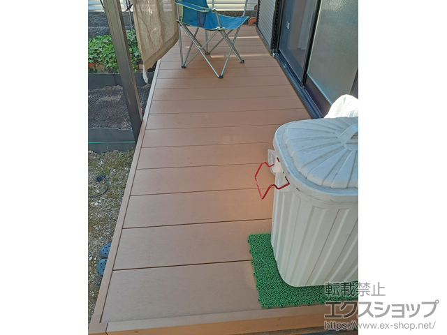 大阪府箕面市ののウッドデッキ リウッドデッキ 200 施工例