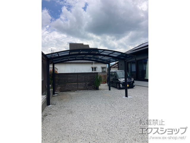 福岡県行橋市ののカーポート アリュース ツイン　積雪〜20cm対応 施工例