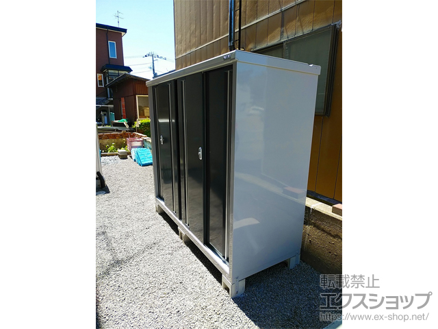 北海道函館市のの物置・屋外倉庫 シンプリー 一般型 1940×755×1603 MJX-197D-CG 施工例