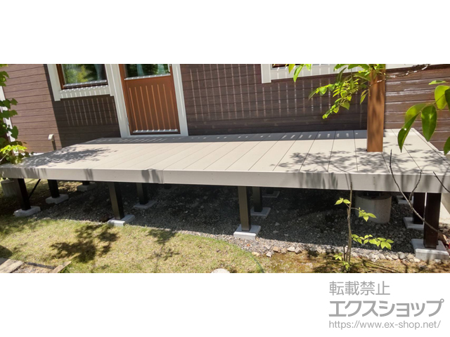 愛知県犬山市ののウッドデッキ リウッドデッキ 200 施工例