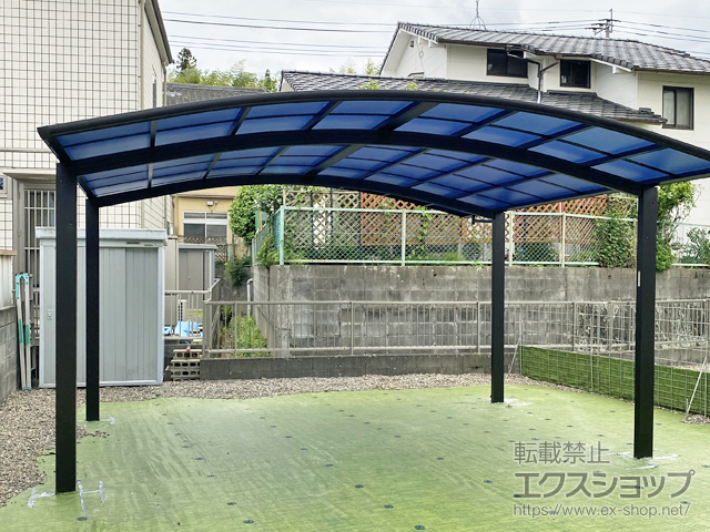 大分県大分市ののカーポート プレシオスポート ワイド 積雪〜20cm対応 施工例