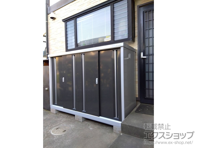 佐賀県鳥栖市のの物置・屋外倉庫 シンプリー 一般型 1940×615×1303 MJX-196C-P-EB 施工例