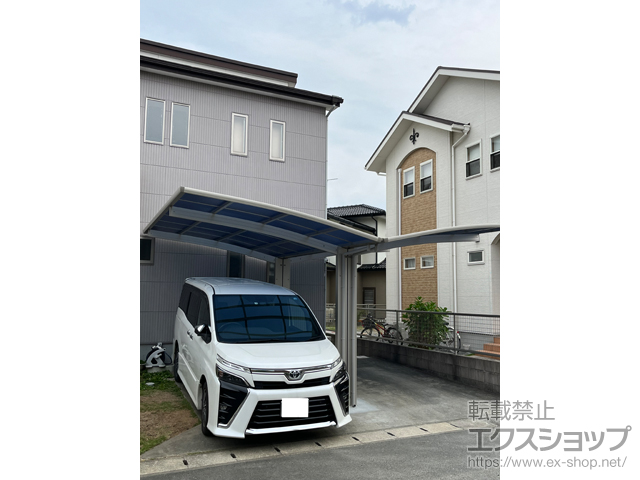 熊本県熊本市ののカーポート プレシオスポート Y合掌 積雪〜20cm対応 施工例