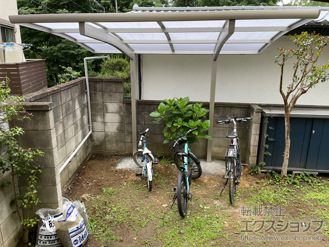 東京都北区ののサイクルポート・駐輪場 プレシオスポート ミニ 積雪〜20cm対応 施工例