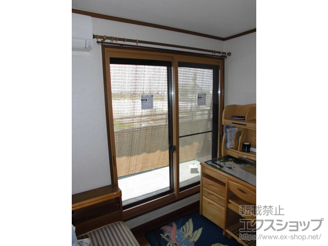 愛媛県松山市のの二重窓（内窓） プラマードU 引違い窓 2枚建 施工例