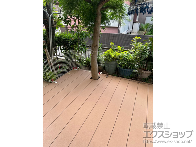 埼玉県さいたま市ののウッドデッキ リウッドデッキ 200 施工例