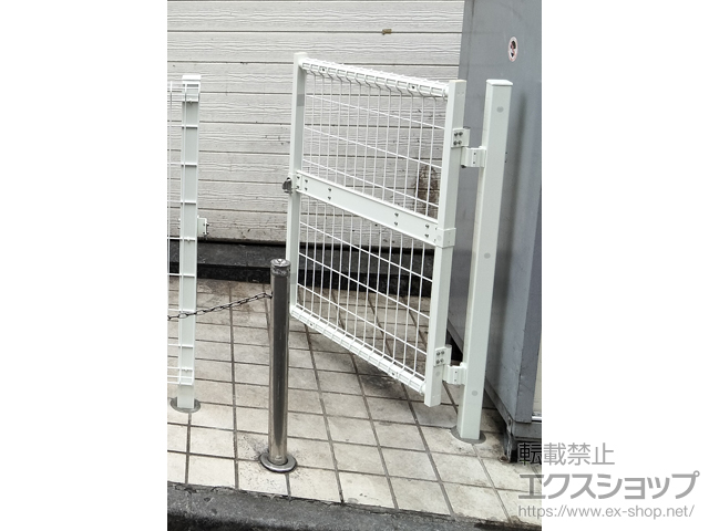 東京都町田市のの門扉 ハイグリッド門扉N8型 片開き　柱使用 施工例