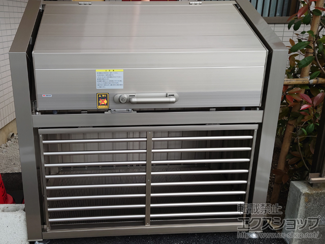 東京都昭島市ののゴミステーション GEAN-1212-07SC ゴミストッカー EA型 施工例