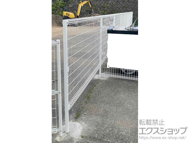 宮崎県西臼杵郡高千穂町ののフェンス・柵 ユメッシュR型 間仕切柱施工 施工例