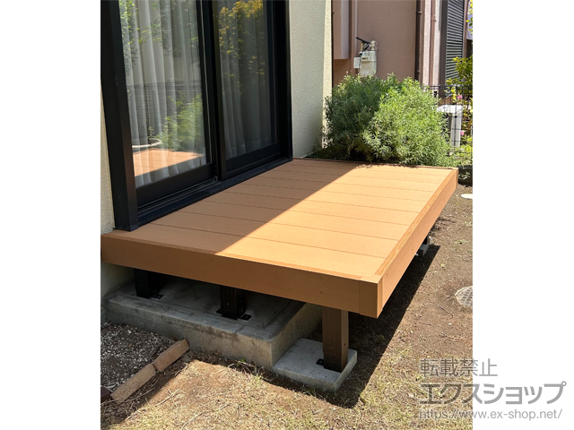 千葉県習志野市ののウッドデッキ マージウッドデッキ 施工例