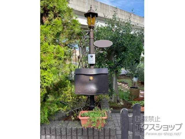 群馬県高崎市のLIXIL(リクシル)のポスト・門柱・宅配ボックス ファンクションユニット ユーロブリーズ 施工例