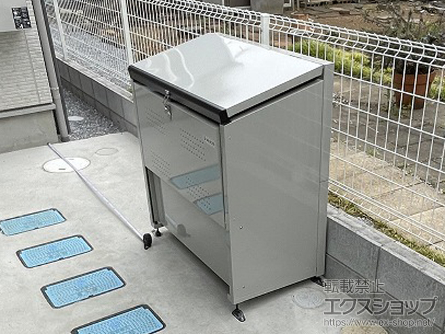 千葉県流山市ののゴミステーション クリーンストッカー CKE-1005M型 （容量400L） 施工例