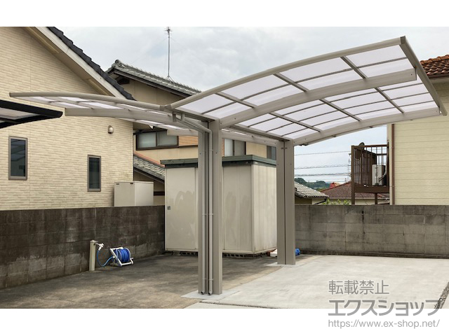 香川県高松市ののカーポート プレシオスポート Y合掌 積雪〜20cm対応 施工例