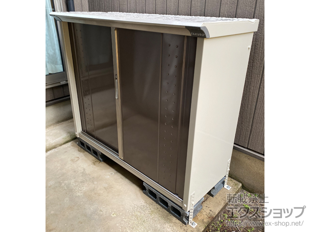 鳥取県境港市のの物置・屋外倉庫 グランプレステージジャンプ 1304×530×1100（GP-135D-F） GP-135D-F-CB 施工例