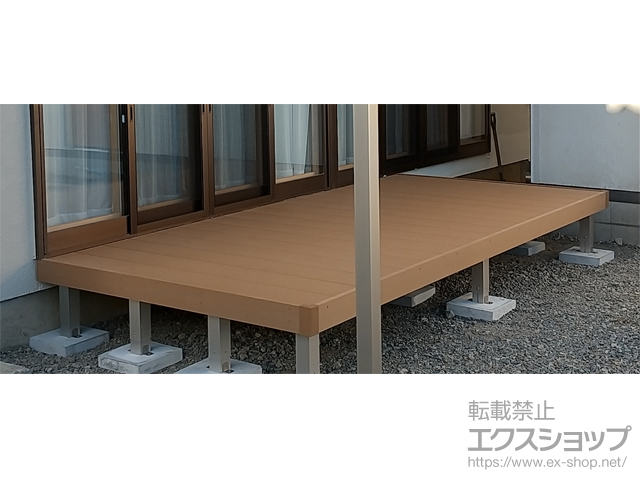 長野県上伊那郡箕輪町ののウッドデッキ マージウッドデッキ 施工例