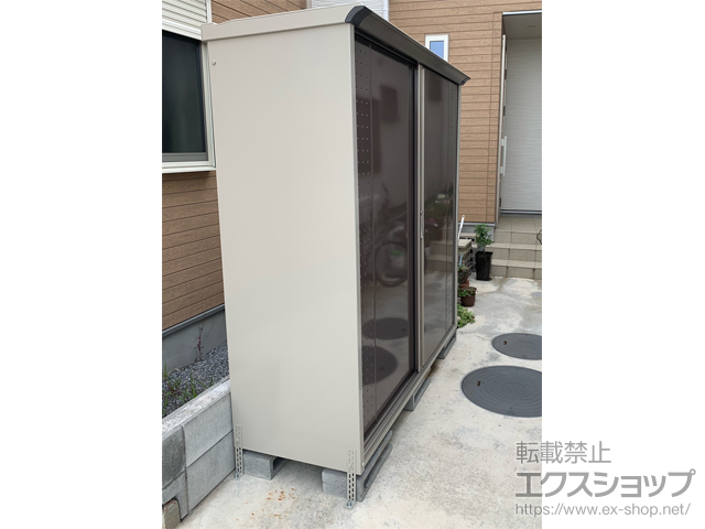千葉県市川市のの物置・屋外倉庫 グランプレステージジャンプ 1879×650×1900 GP-196A-F-CB 施工例