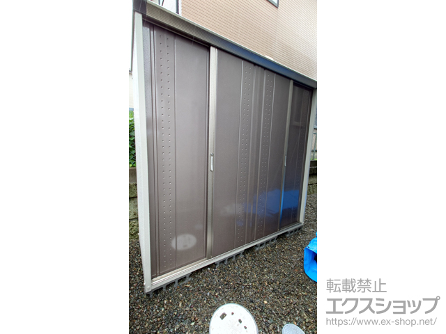 神奈川県藤沢市のの物置・屋外倉庫 グランプレステージジャンプ 2247×900×2100 GP-229H-F-CB 施工例