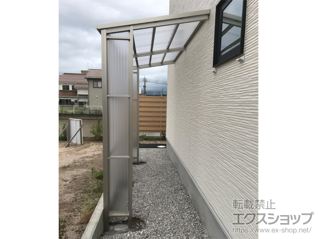 鳥取県倉吉市ののストックヤード ストックヤードII 積雪50cm対応 両袖タイプ 施工例