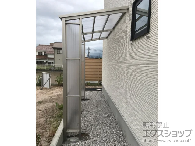 鳥取県倉吉市のYKKAPのストックヤード ストックヤードII 積雪50cm対応 両袖タイプ 施工例