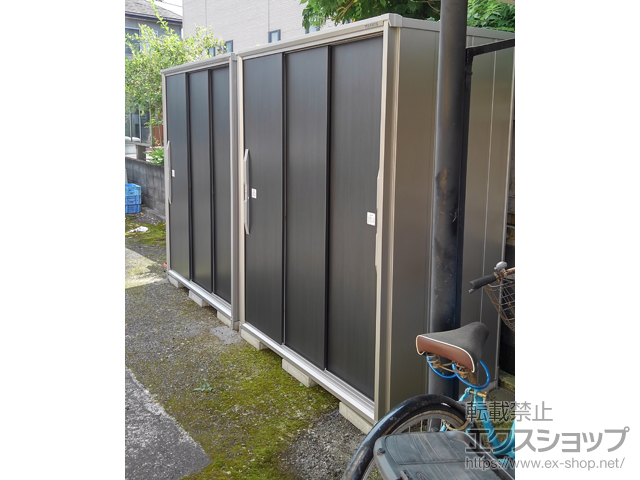 東京都八王子市のの物置・屋外倉庫 エスモ 一般型 1500×924×1913 ESF-1509A-WE 施工例