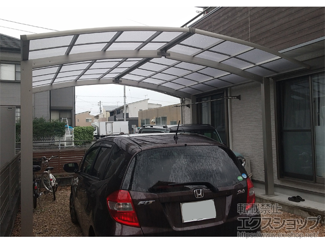高知県高知市ののカーポート プレシオスポート M合掌 積雪〜20cm対応 施工例