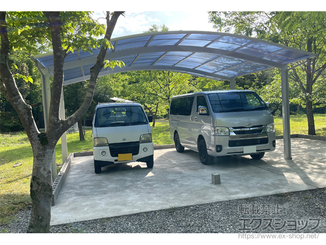 三重県亀山市ののカーポート アリュース ツイン　積雪〜20cm対応 施工例