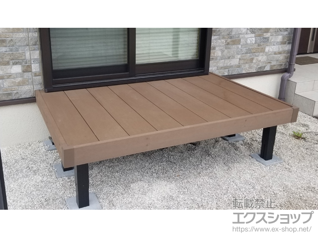 群馬県藤岡市ののウッドデッキ マージウッドデッキ 施工例