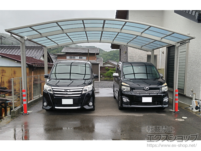 岐阜県関市ののカーポート アリュース ツイン　積雪〜20cm対応 施工例