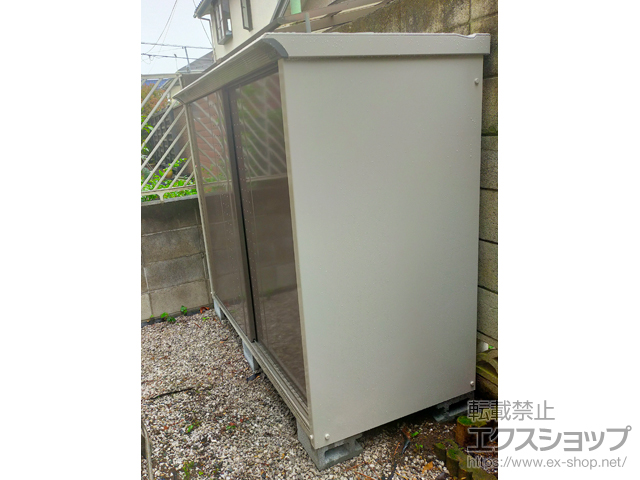 東京都国立市のの物置・屋外倉庫 グランプレステージジャンプ 1695×750×1400 GP-177CT-CB 施工例