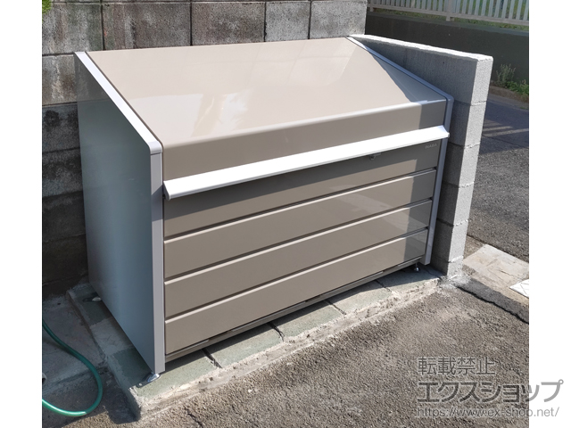 東京都世田谷区ののゴミステーション ダストボックスミニ パネル床タイプ DBN-147P 800L 施工例