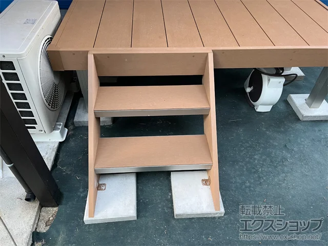 福岡県北九州市のValue Selectのウッドデッキ マージウッドデッキ 施工例