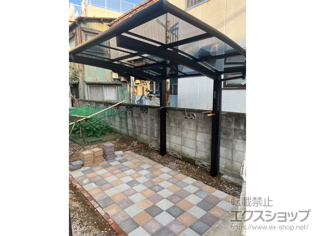 東京都足立区ののサイクルポート・駐輪場 プレシオスポート ミニ 積雪〜20cm対応 施工例