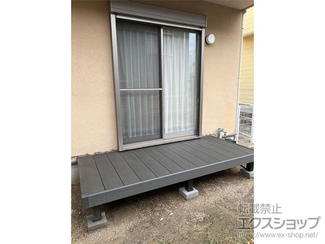 兵庫県西宮市ののウッドデッキ リウッドデッキ 200 施工例