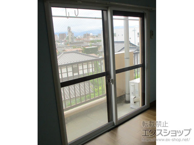 長野県松本市のの二重窓（内窓） プラメイクE2 引違い2枚建 テラスタイプ 施工例