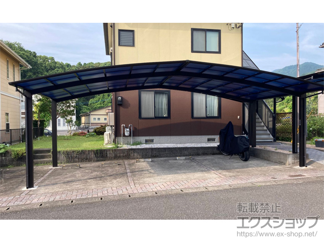 大分県大分市ののカーポート アリュース トリプル　積雪〜20cm対応 施工例