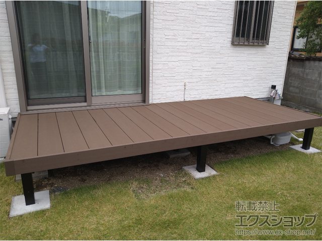宮城県東松島市ののウッドデッキ マージウッドデッキ 施工例