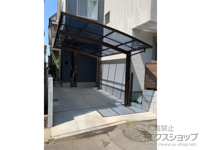 埼玉県新座市ののカーポート プレシオスポート 積雪〜20cm対応 施工例