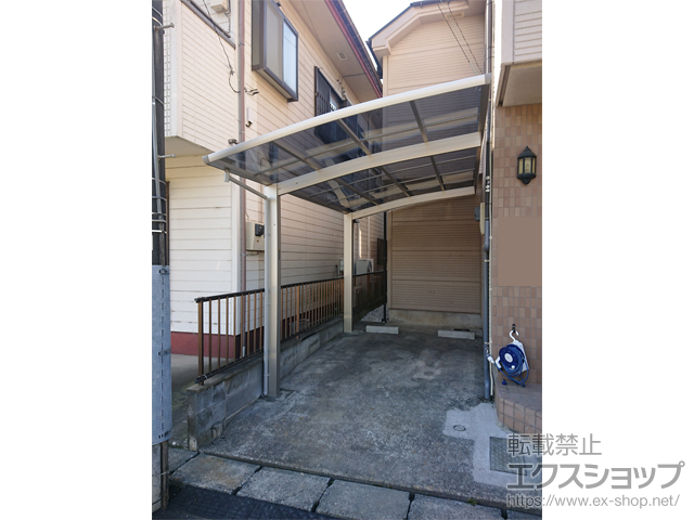 東京都日野市ののカーポート プレシオスポート 積雪〜20cm対応 施工例